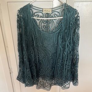 SoulmatesGreen Blouse Top
